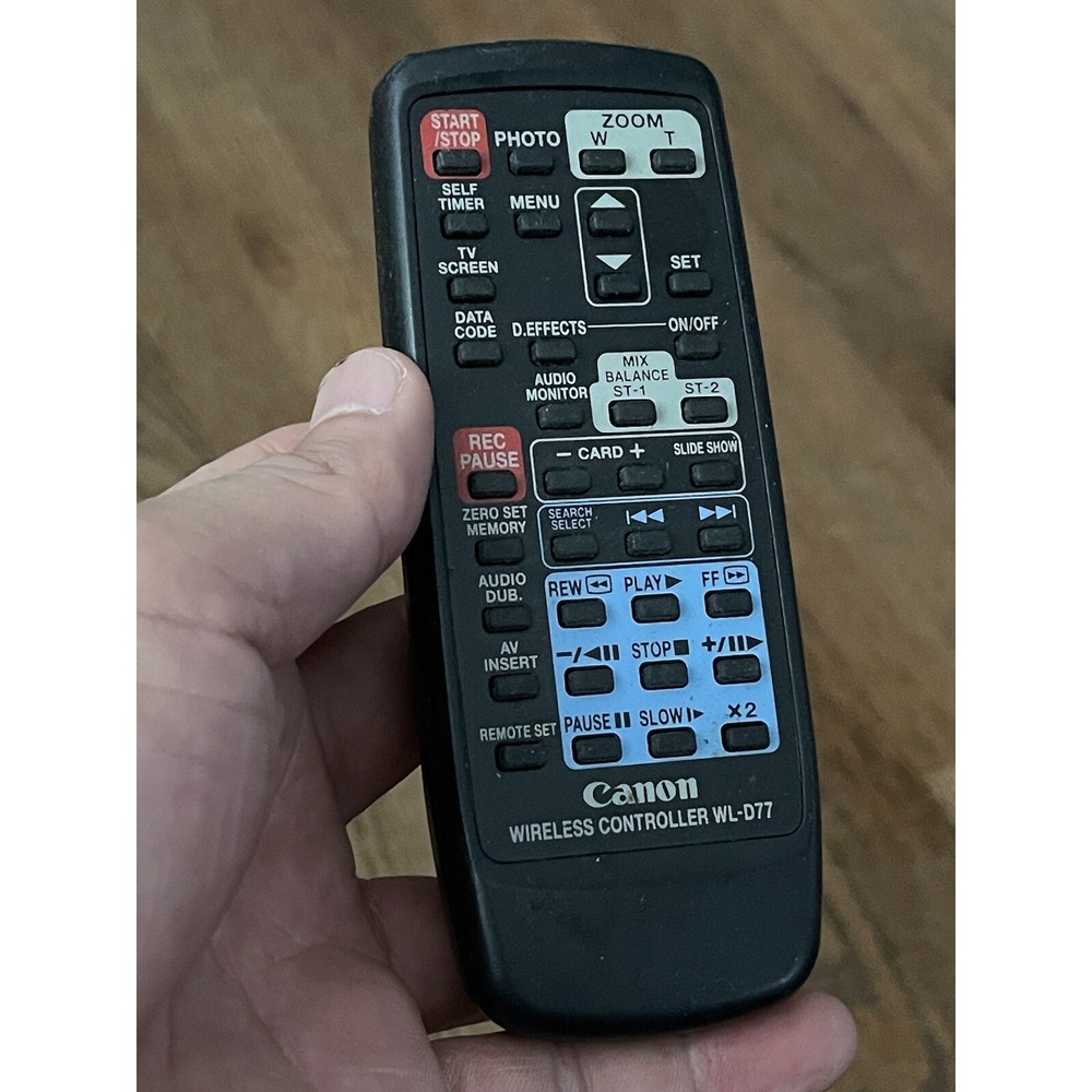 Genuine CANON WL-D77 Video Camera Wireless Controller Camcorder Remote Control